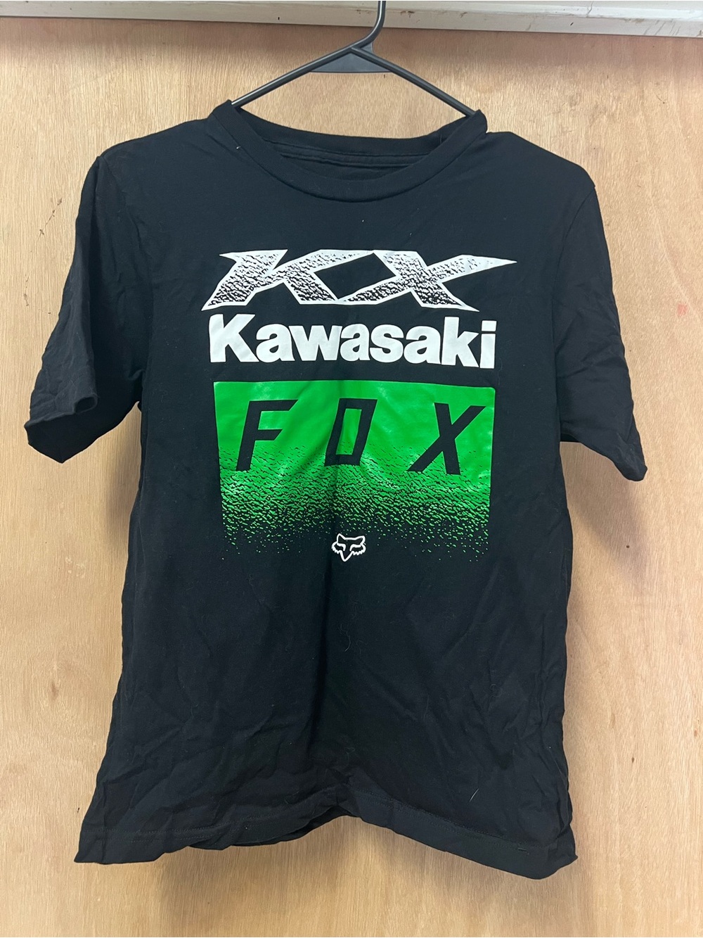Fox Racing Kawasaki KX Youth XL Black Green Motocross Graphic T-Shirt